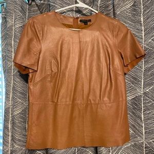 Rachel Zoe leather top